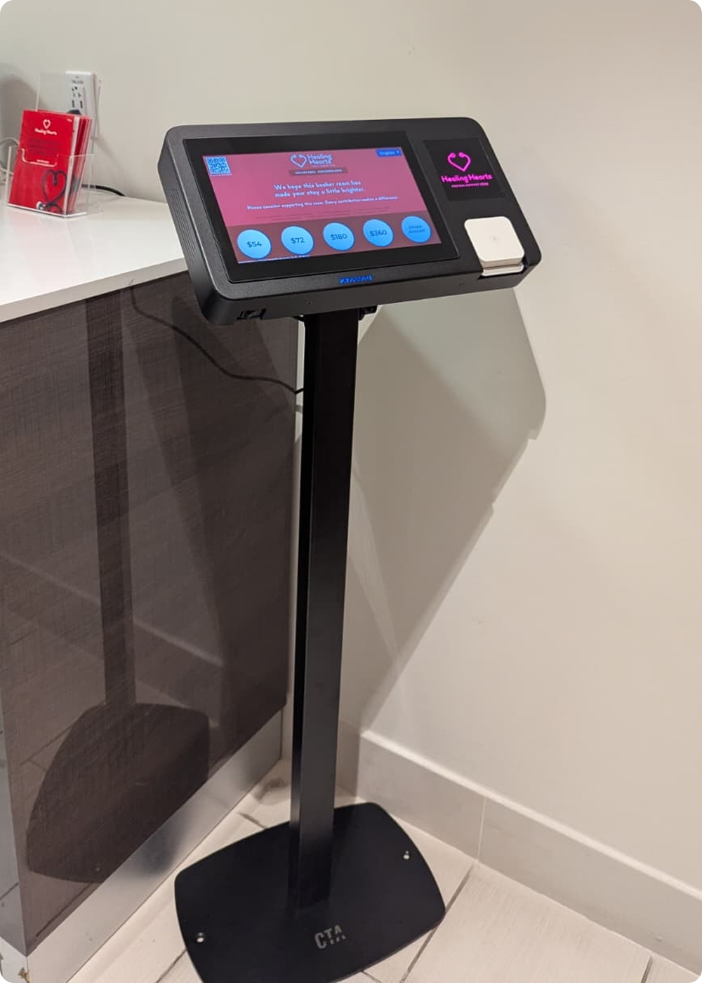 iChessed don kiosque debout de montage