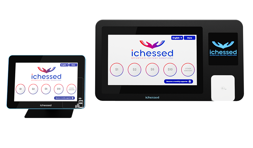 iChessed Tab and iChessed donation kiosk