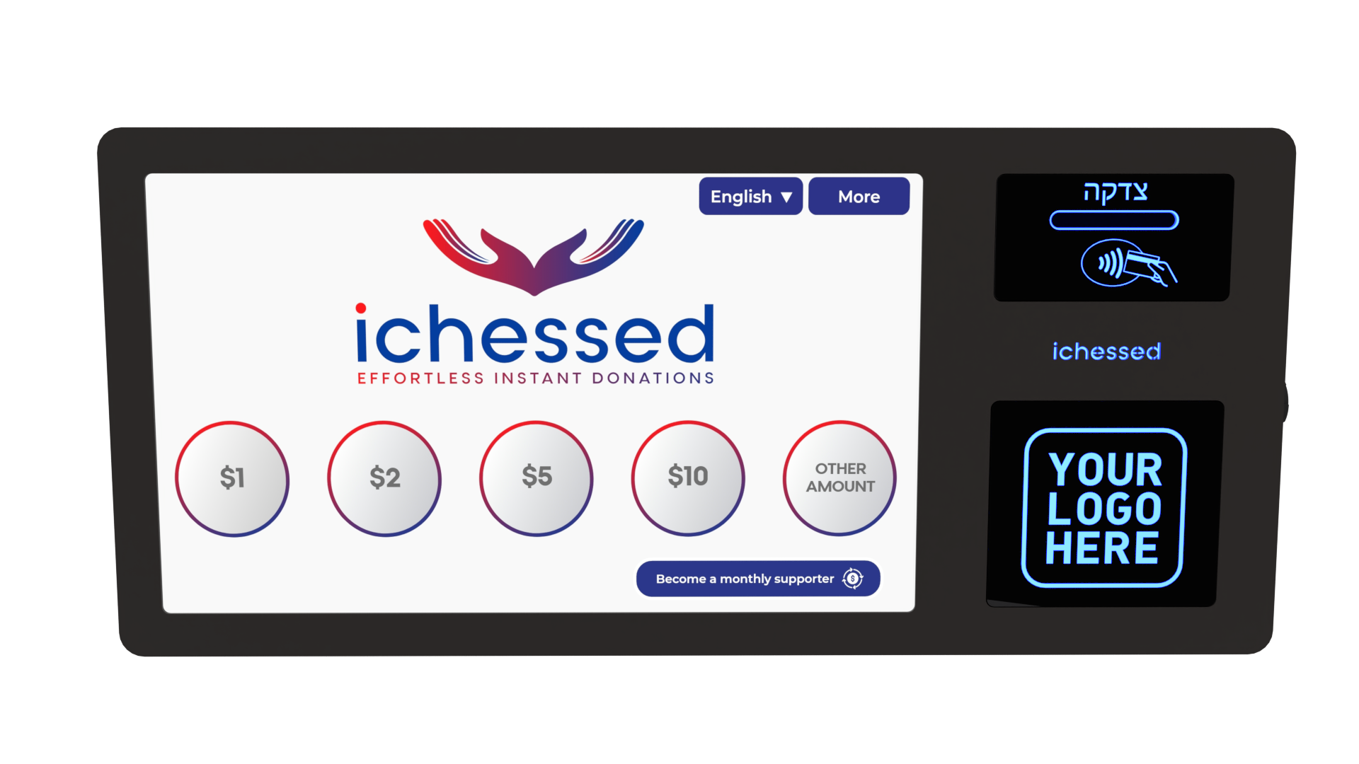 Hybrid Donation Kiosk (Coins & Digital)