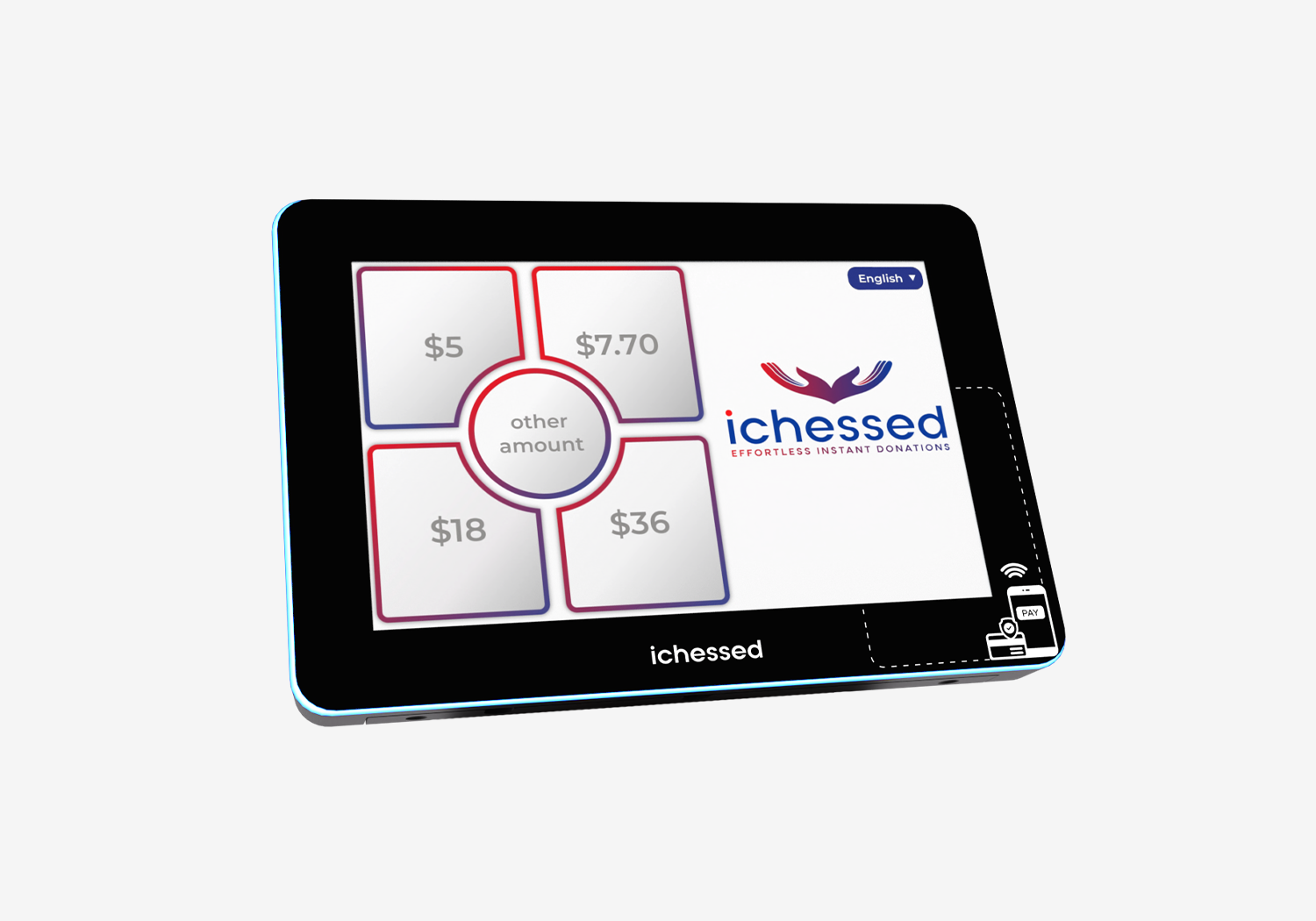 iChessed Ficha de donación de tablet