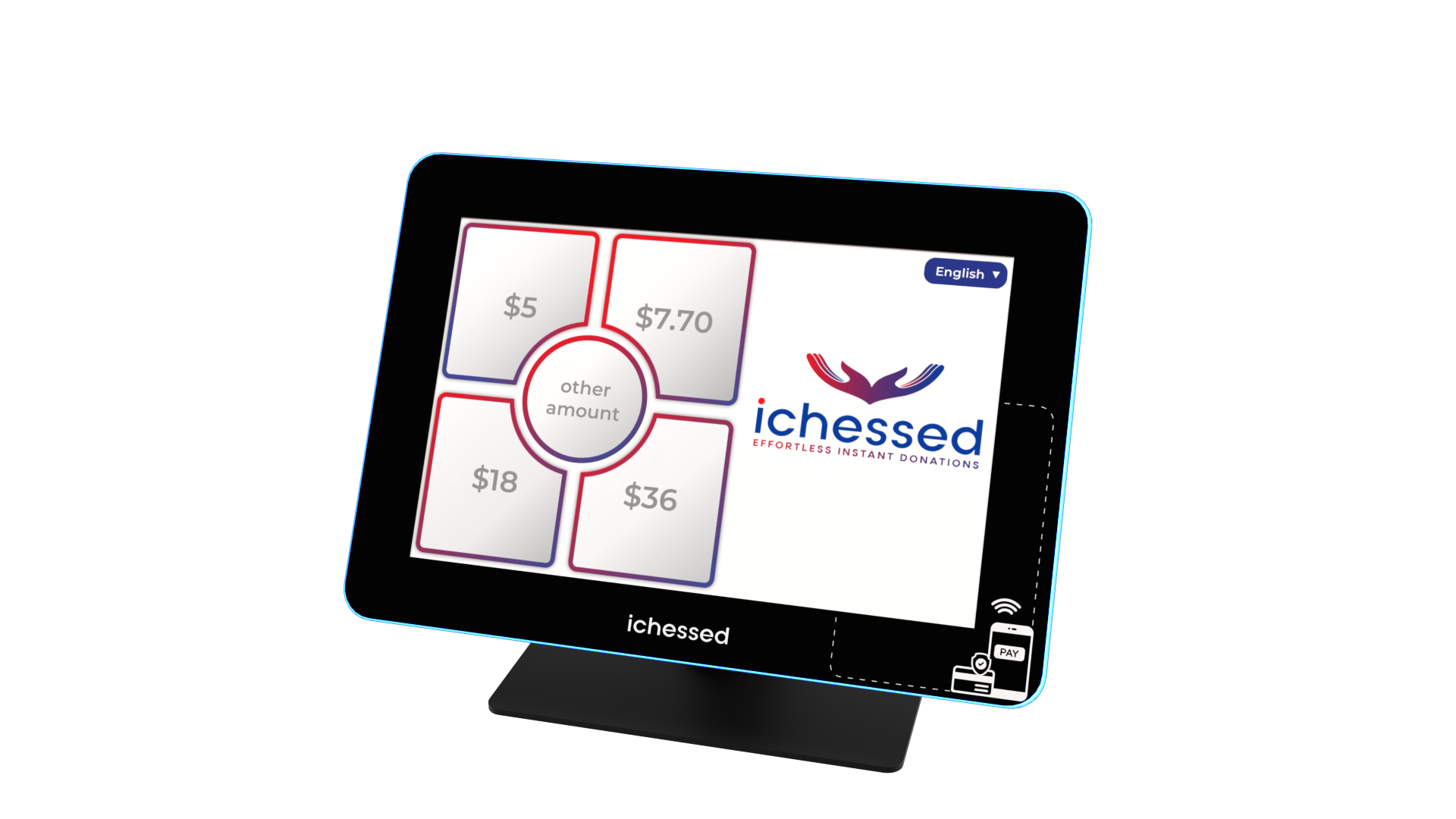 iChessed_tab_donation_kiosk_table_mount